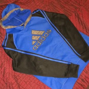 Boys Fleece Lined Adidas Hoodie